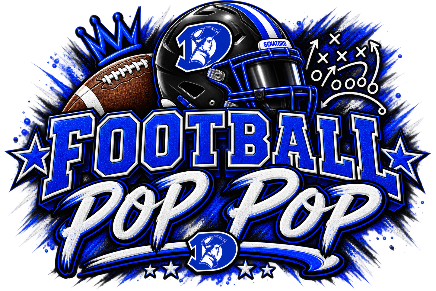 Proud Football Pop Pop