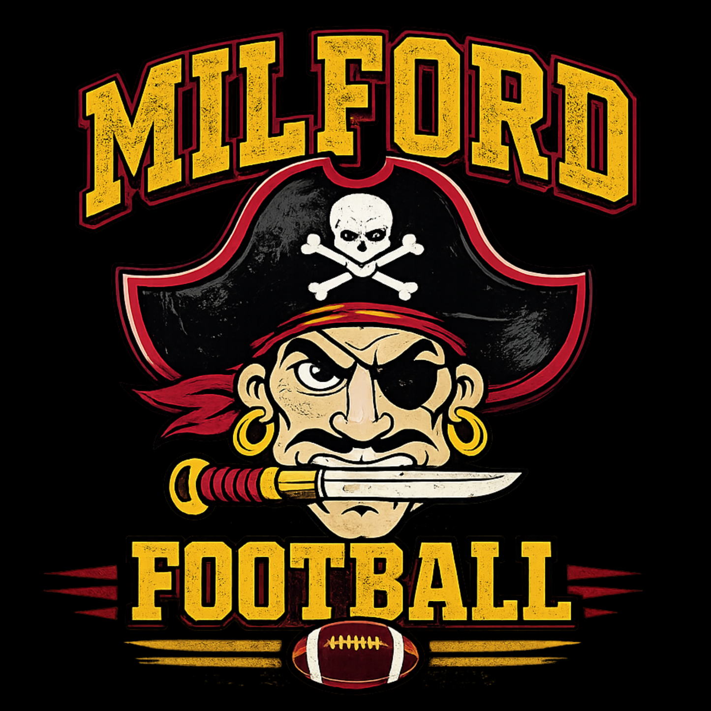 Milford Football Pirate Pride