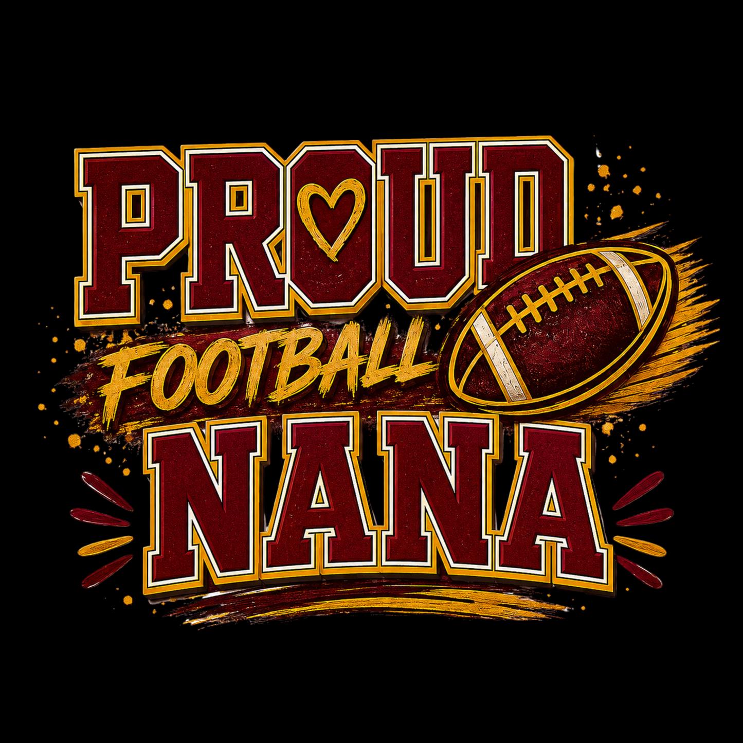 Proud Football Nana