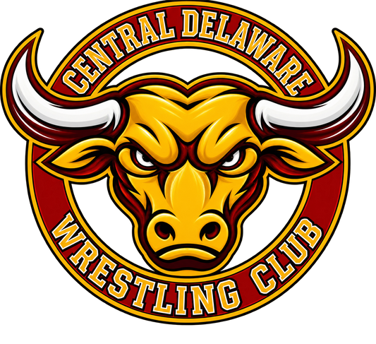 CDWC 3in UV DTF Permanent Sticker - Red & Gold