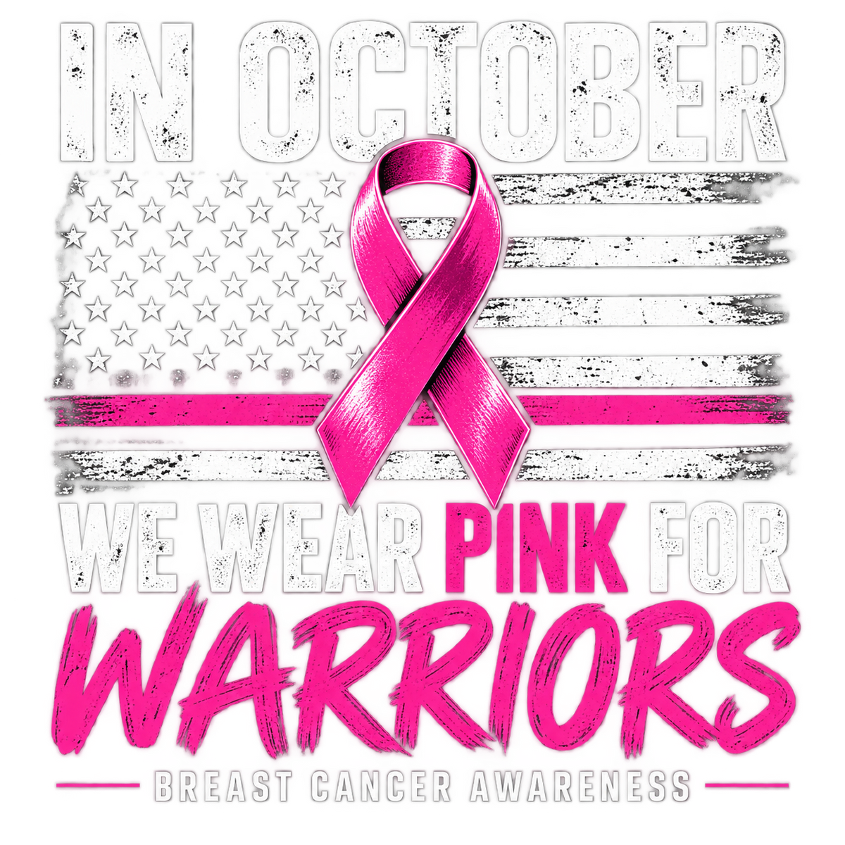 In October We Wear Pink for Warriors